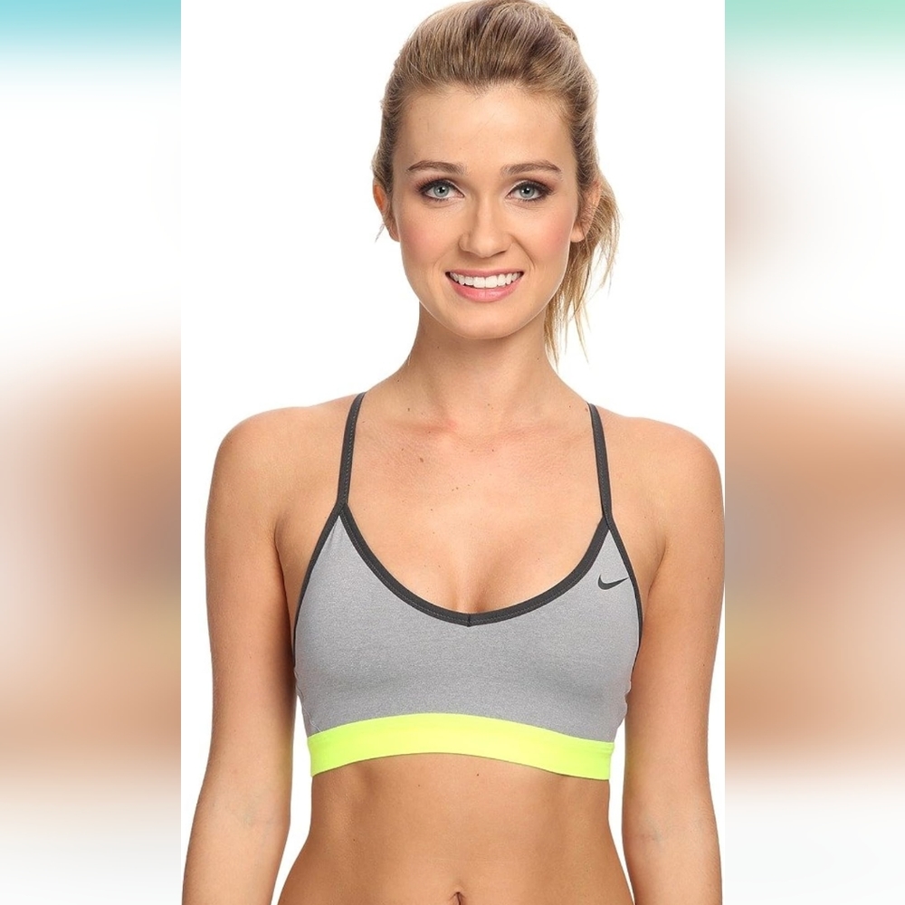 Grey Nike Sports Bra